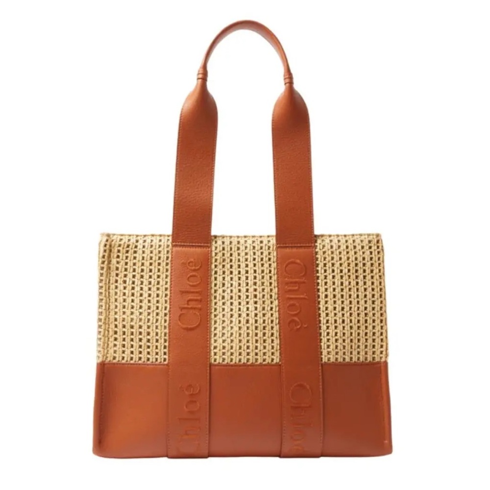 Chloe Woody Tote Bag Large - Picture 2 of 5